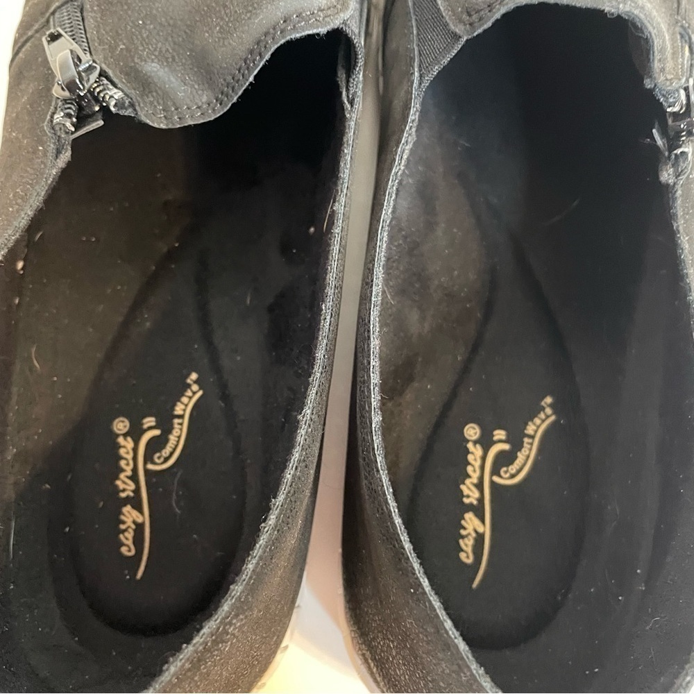 Easy Street Womens Bowen Faux Suede Slip-On Loafers Black Casual Size 7.5 - Picture 7 of 12